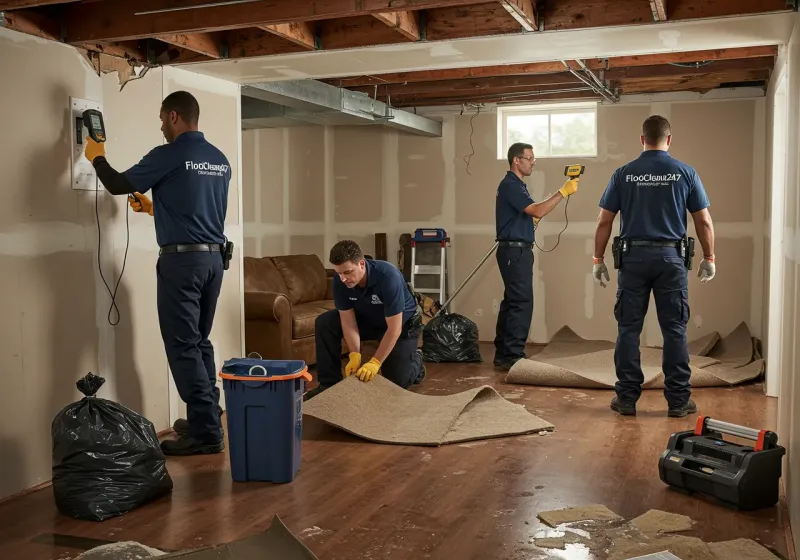 Flood DamageMaterial Assessment and Debris Removal process in McGregor, TX